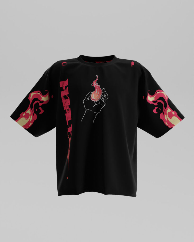 First Breath Fire Crop T-shirt
