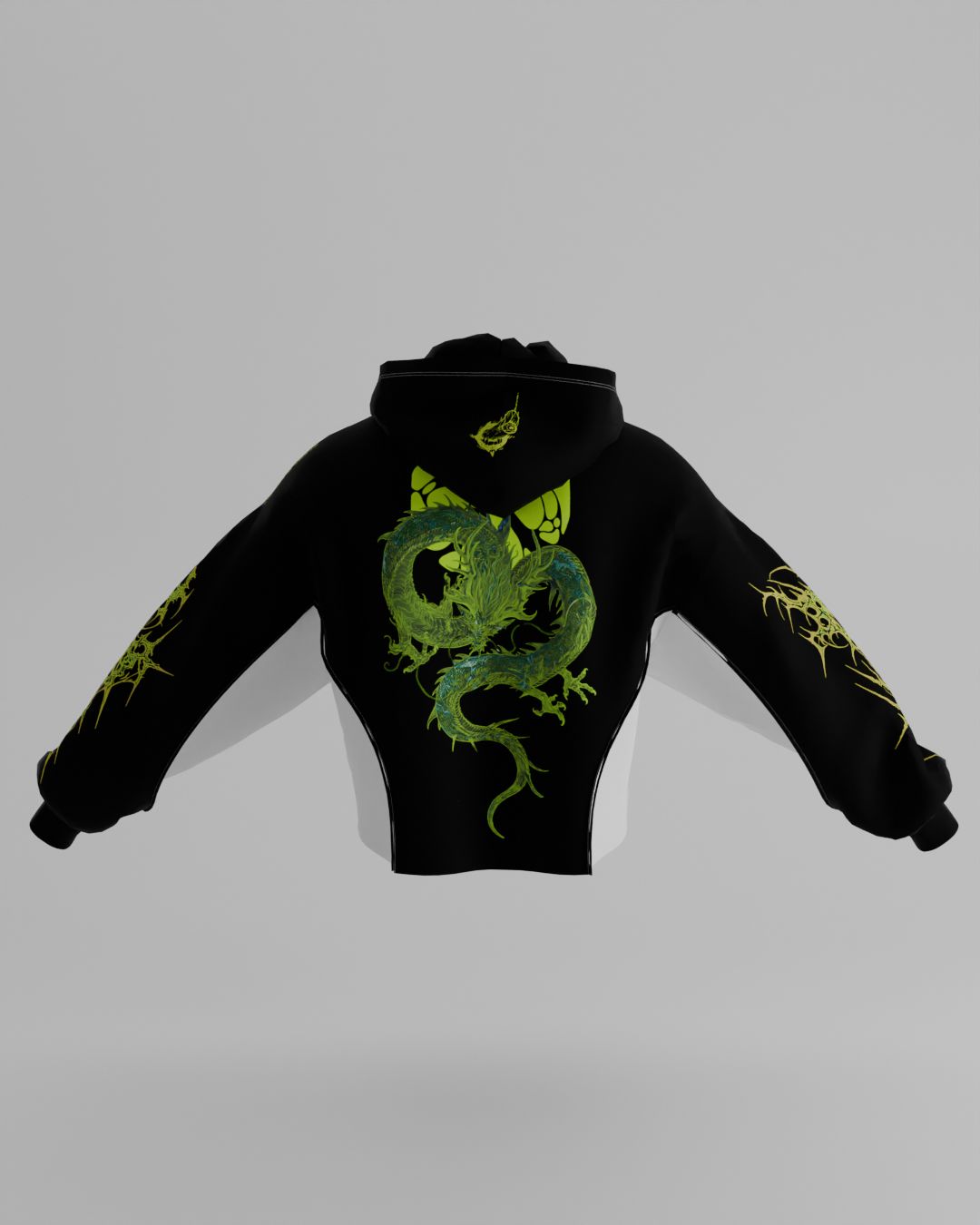 First Breath ChemTech Crop Hoodie
