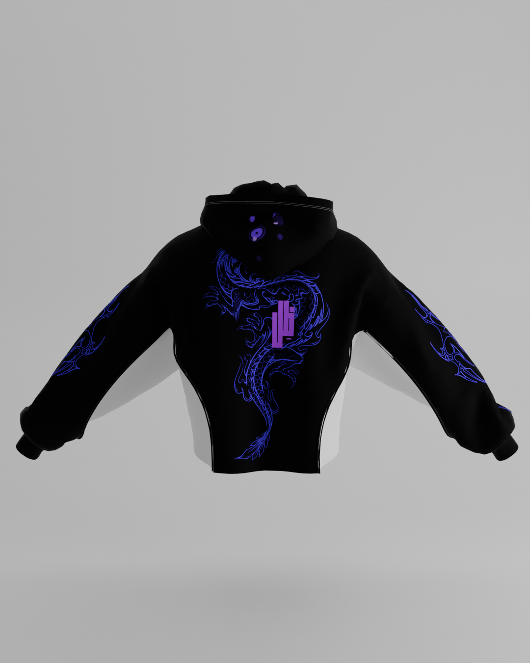 First Breath Shadow Crop Hoodie