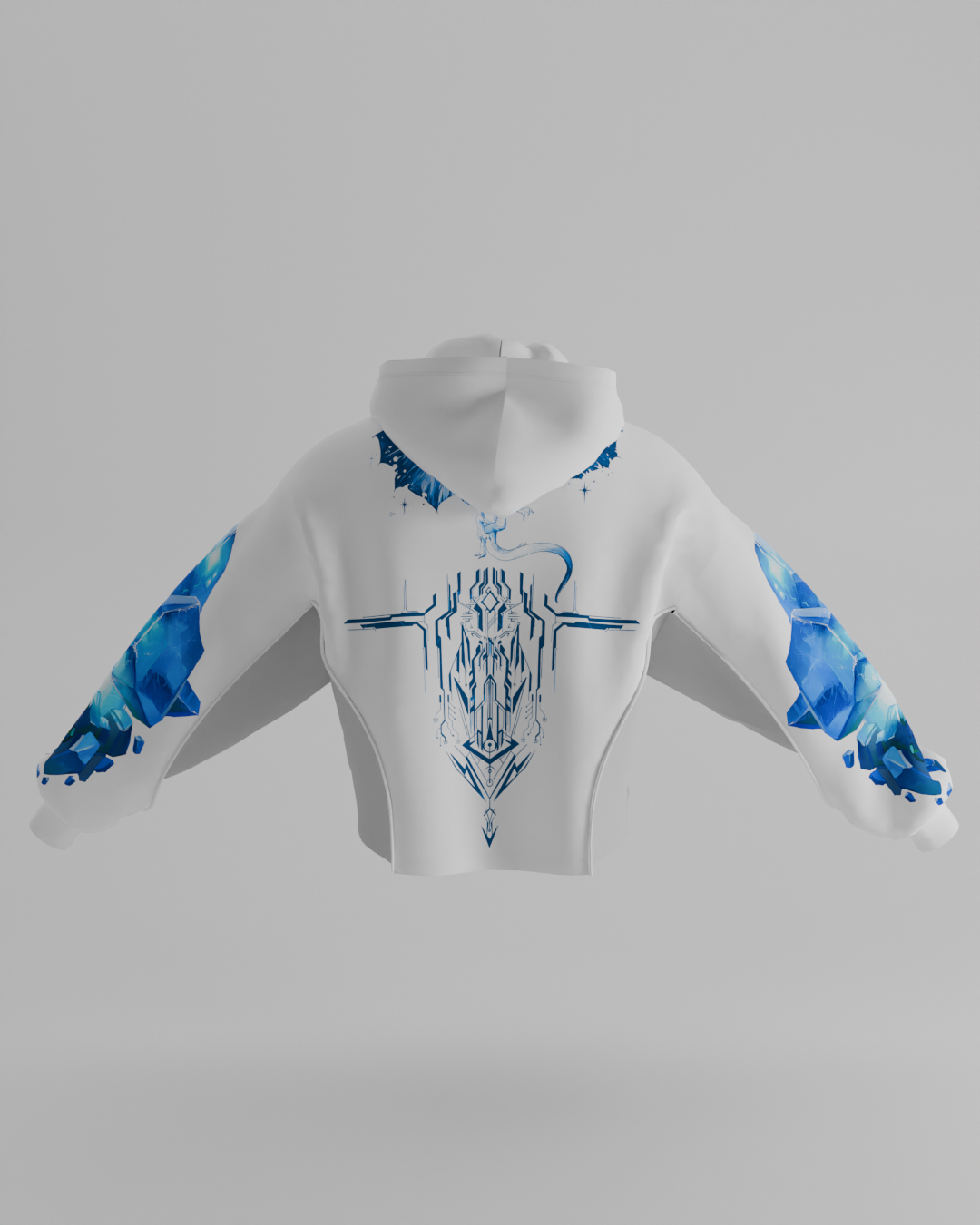 First Breath Ice Crop Hoodie