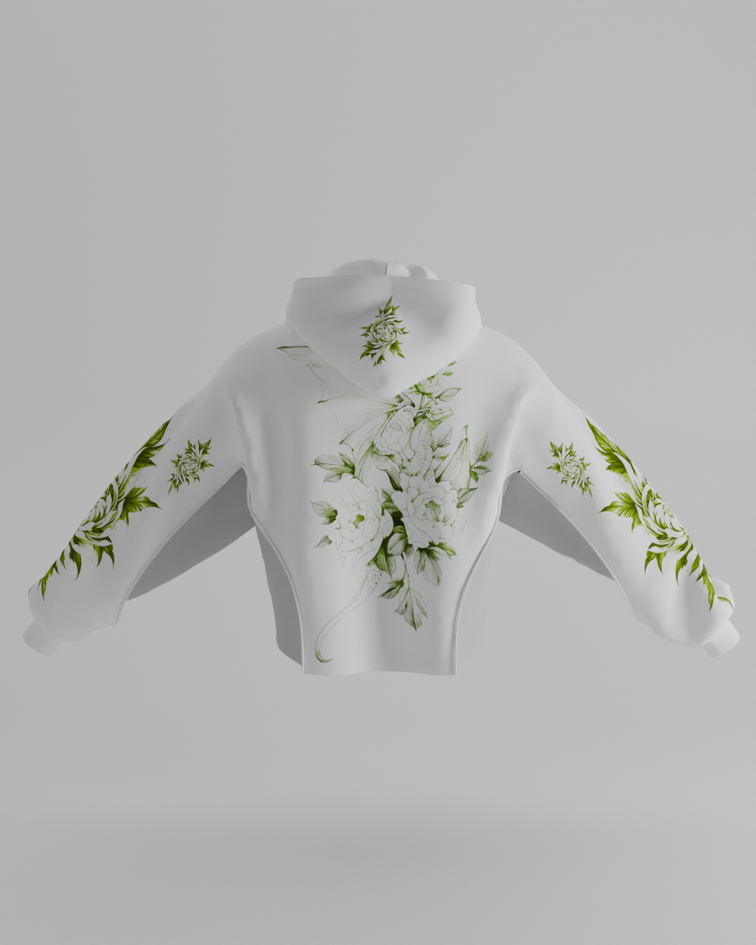 First Breath Nature Crop Hoodie