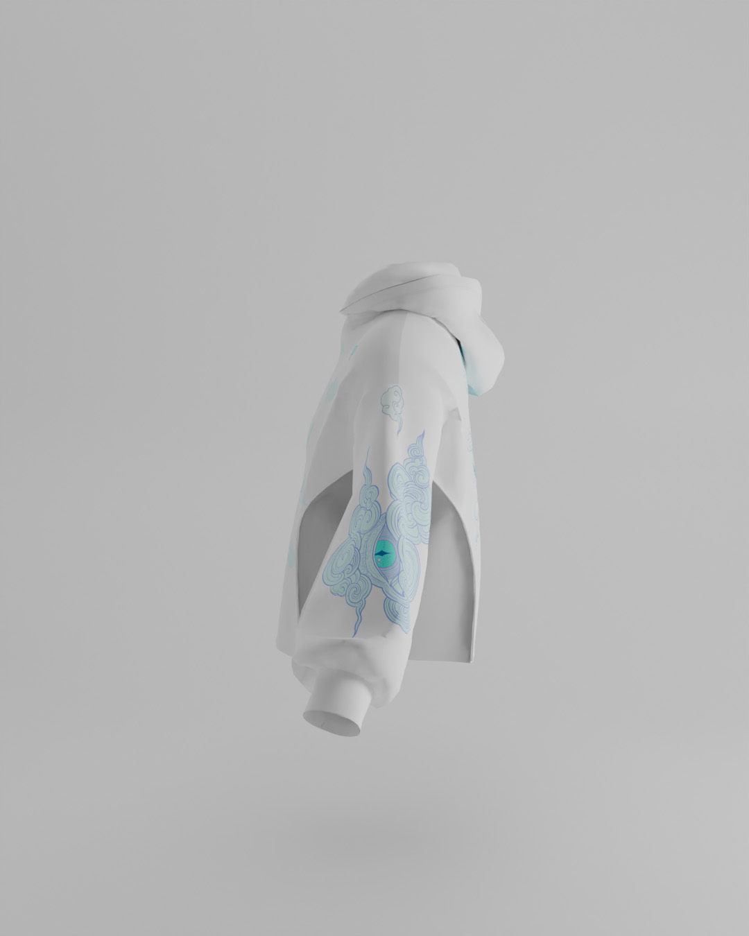 First Breath Air Crop Hoodie