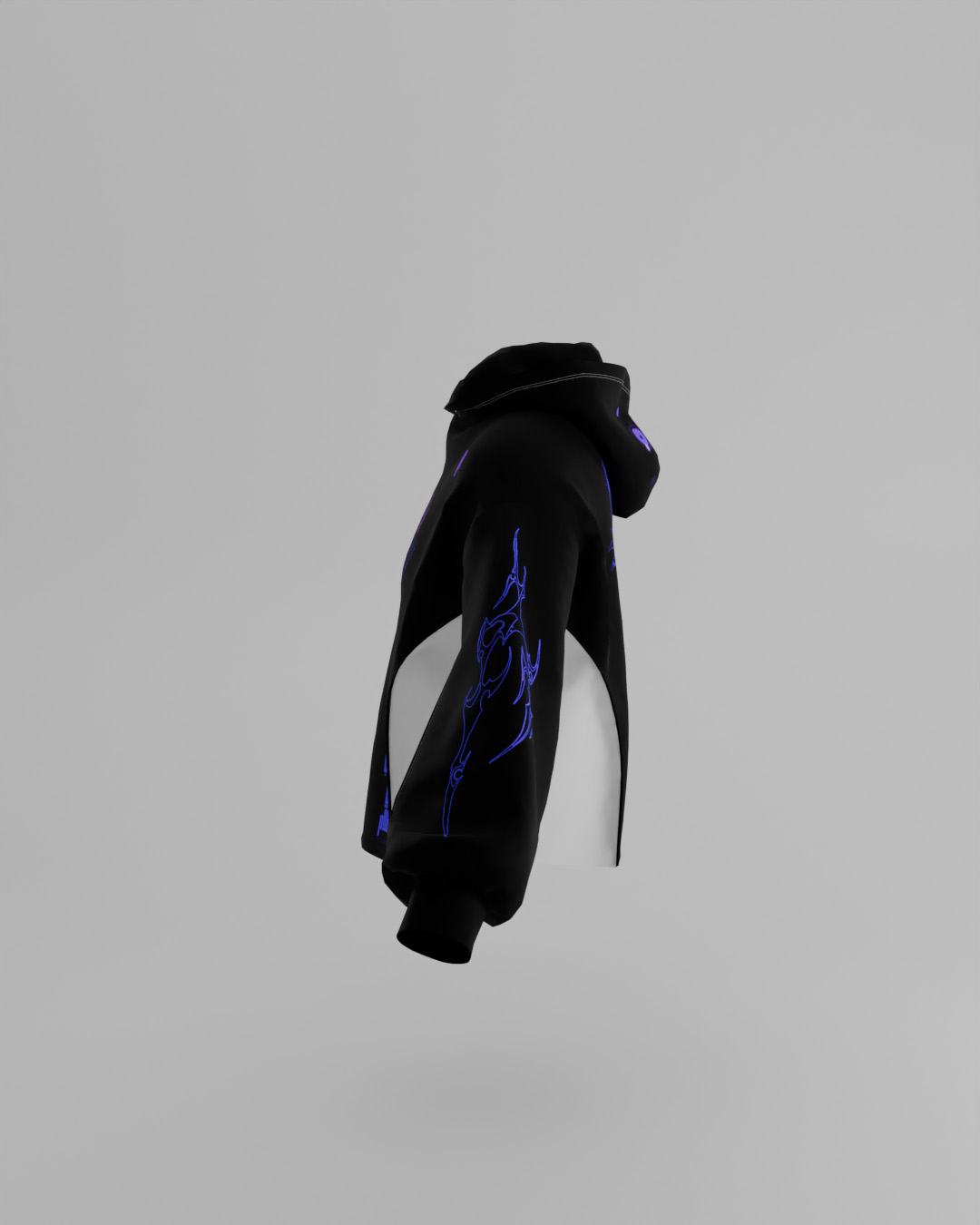 First Breath Shadow Crop Hoodie