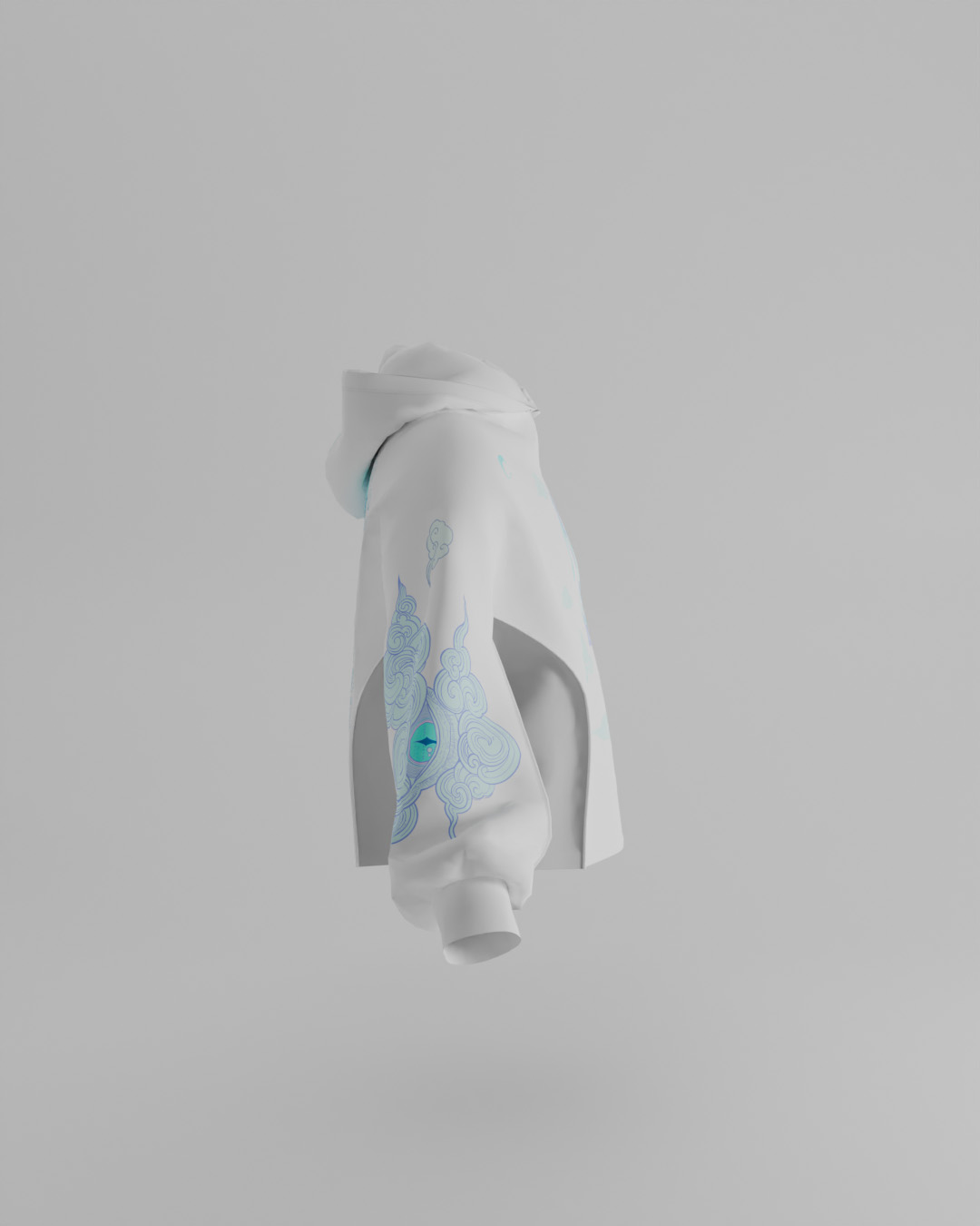 First Breath Air Crop Hoodie