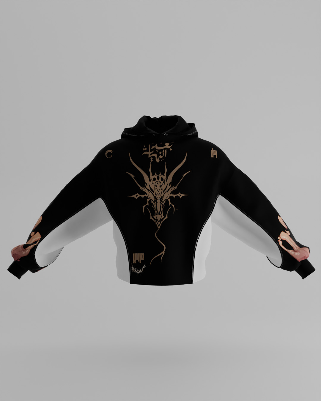 First Breath GemStone Crop Hoodie