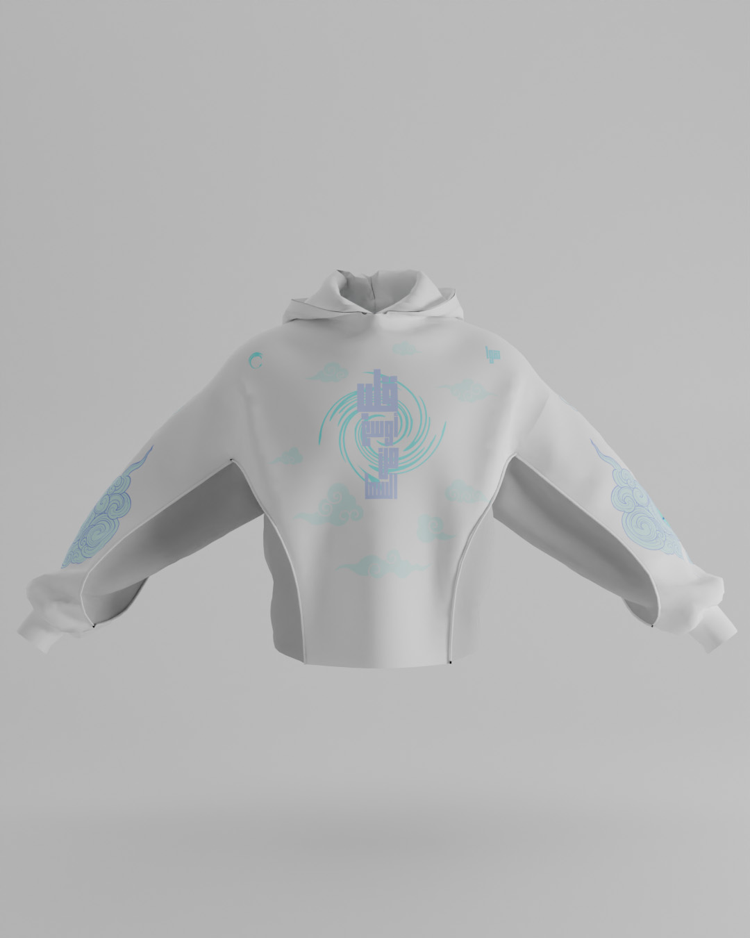 First Breath Air Crop Hoodie