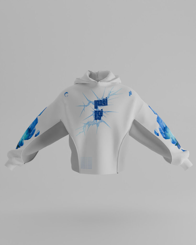 First Breath Ice Crop Hoodie