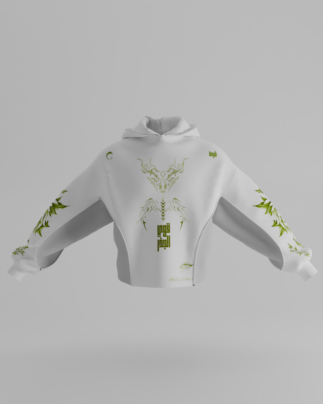 First Breath Nature Crop Hoodie