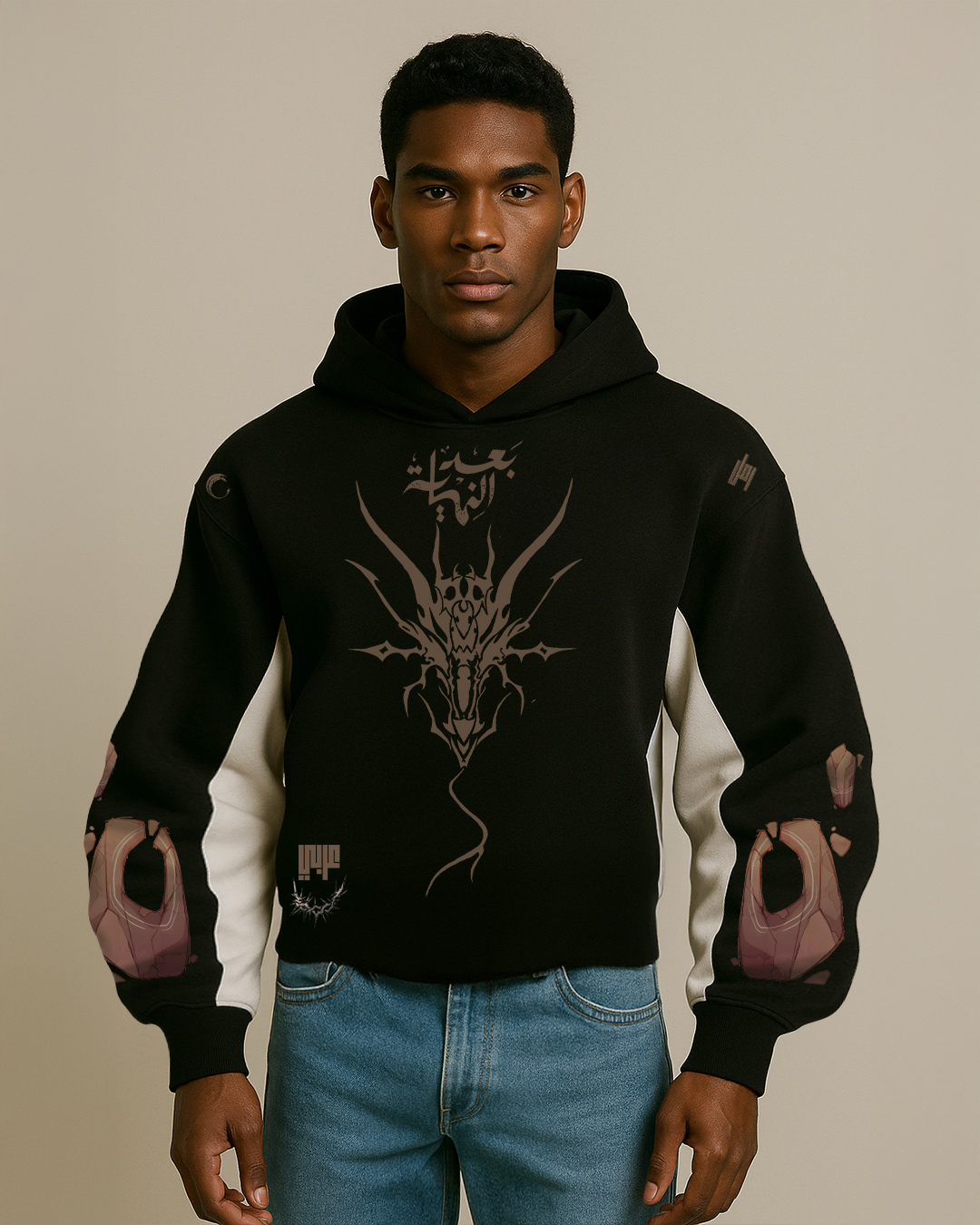 First Breath GemStone Crop Hoodie