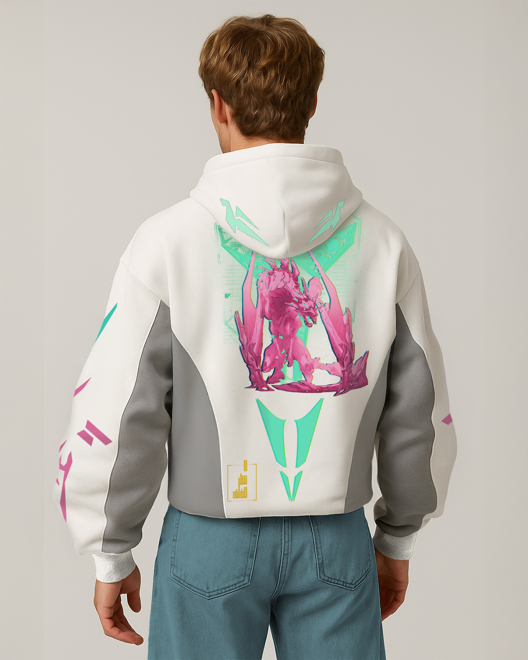 First Breath Digital Crop Hoodie