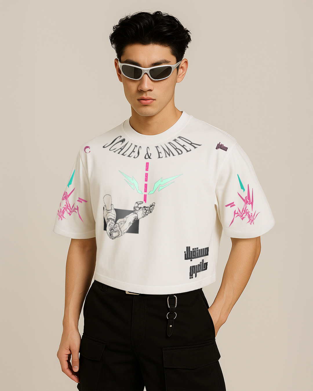 First Breath Digital Crop T-shirt