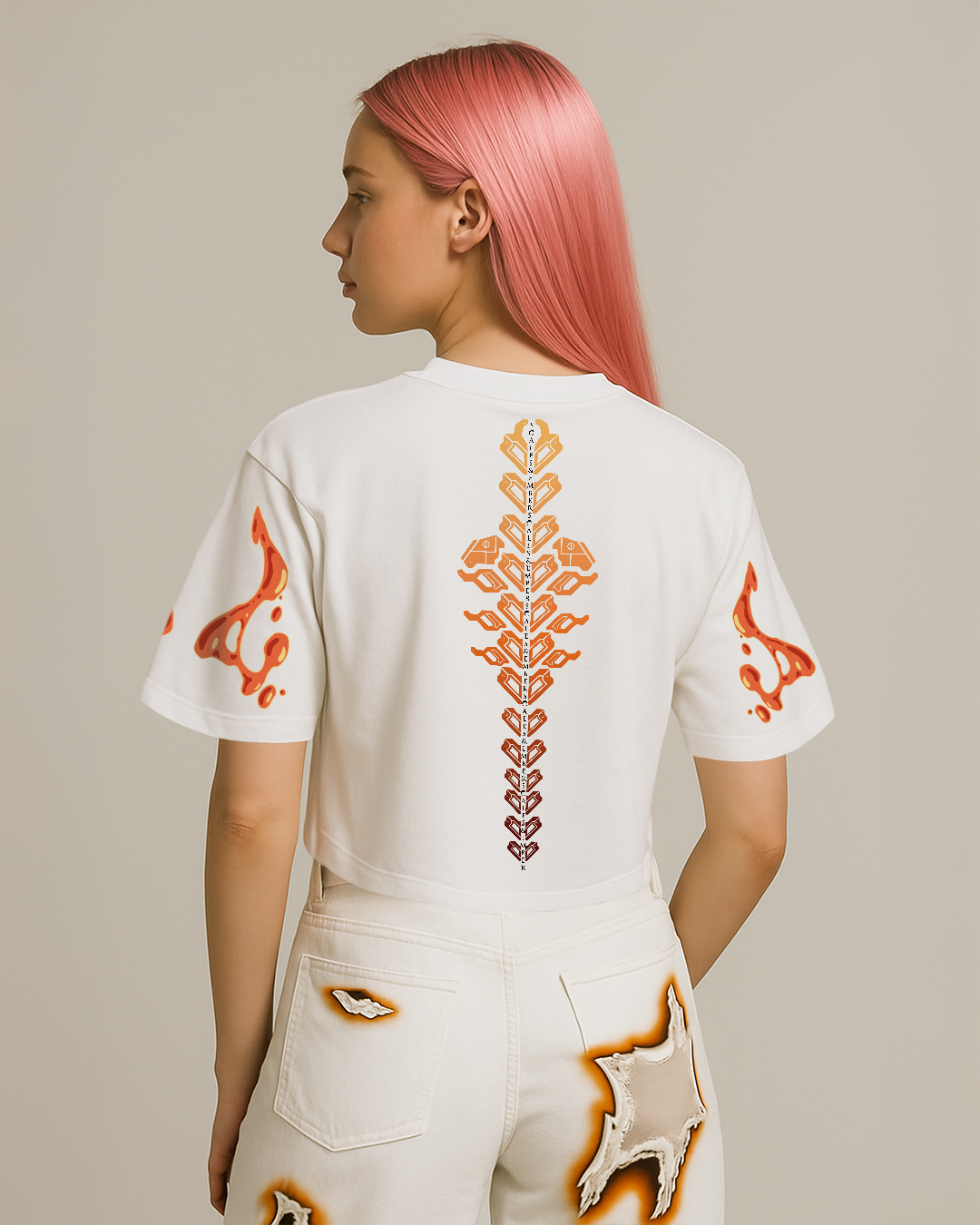 First Breath Magma Crop T-shirt