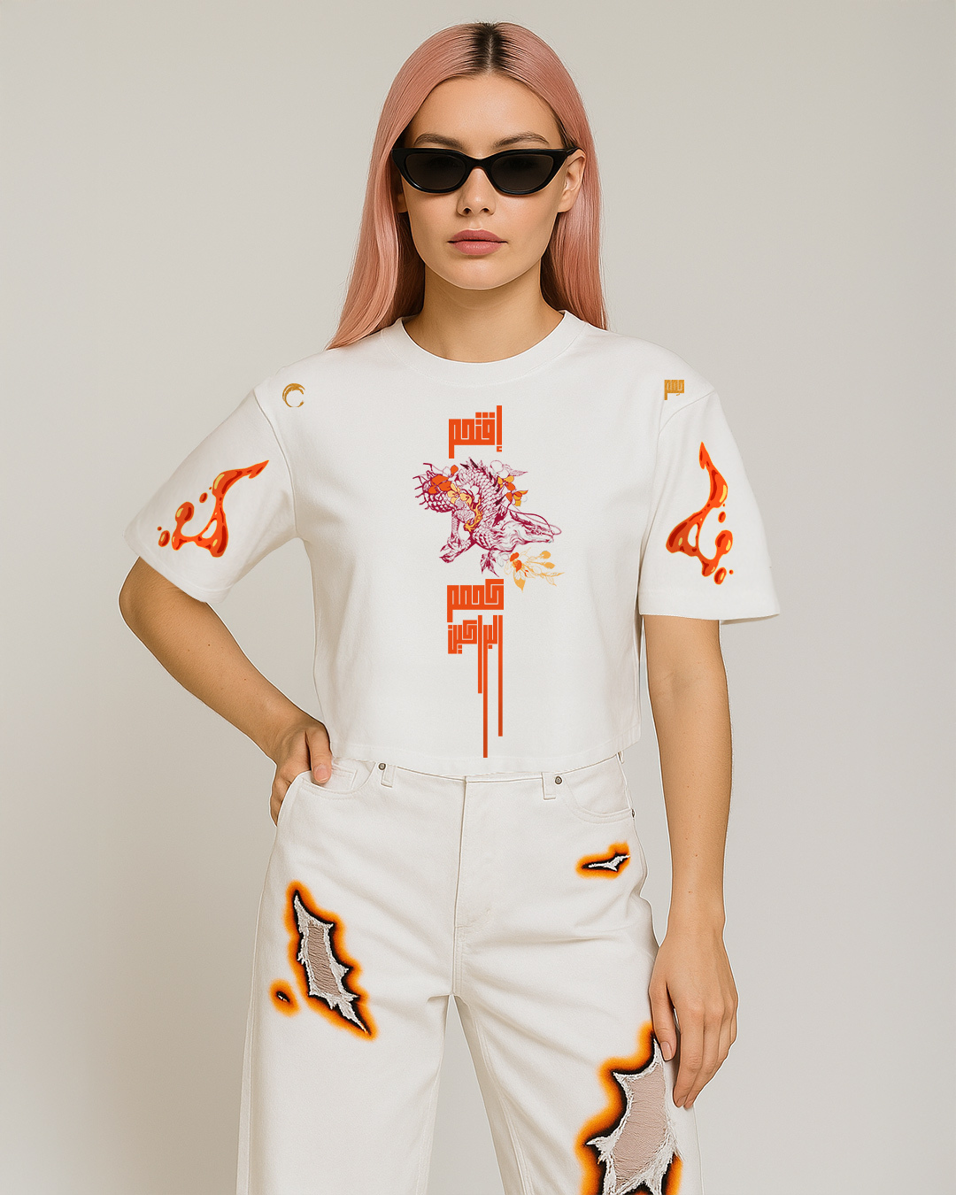 First Breath Magma Crop T-shirt