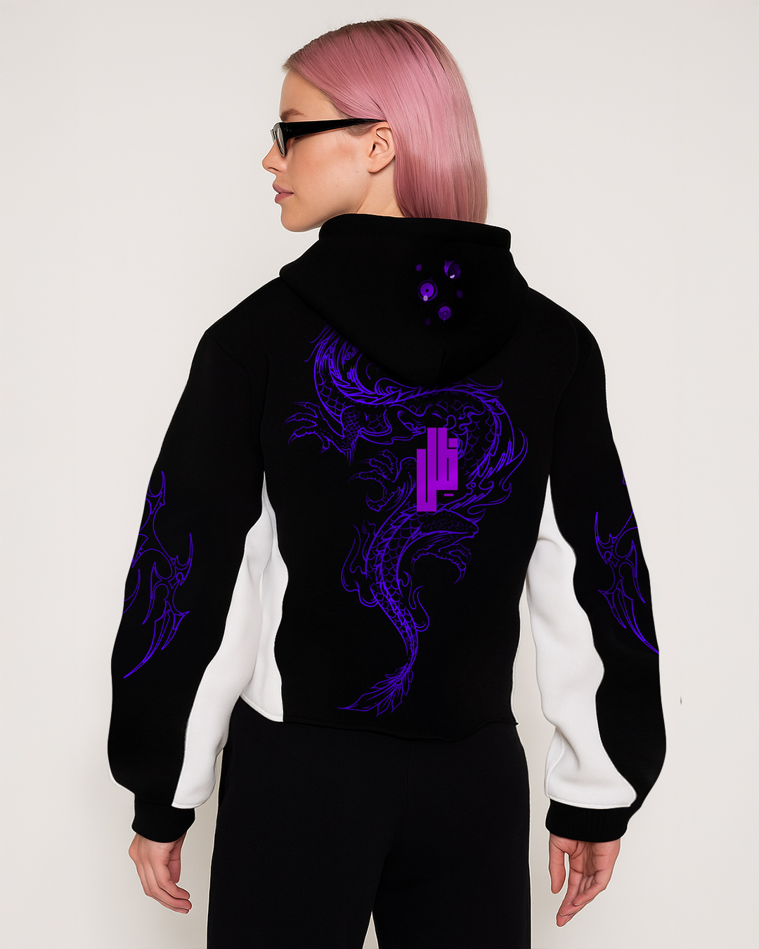 First Breath Shadow Crop Hoodie