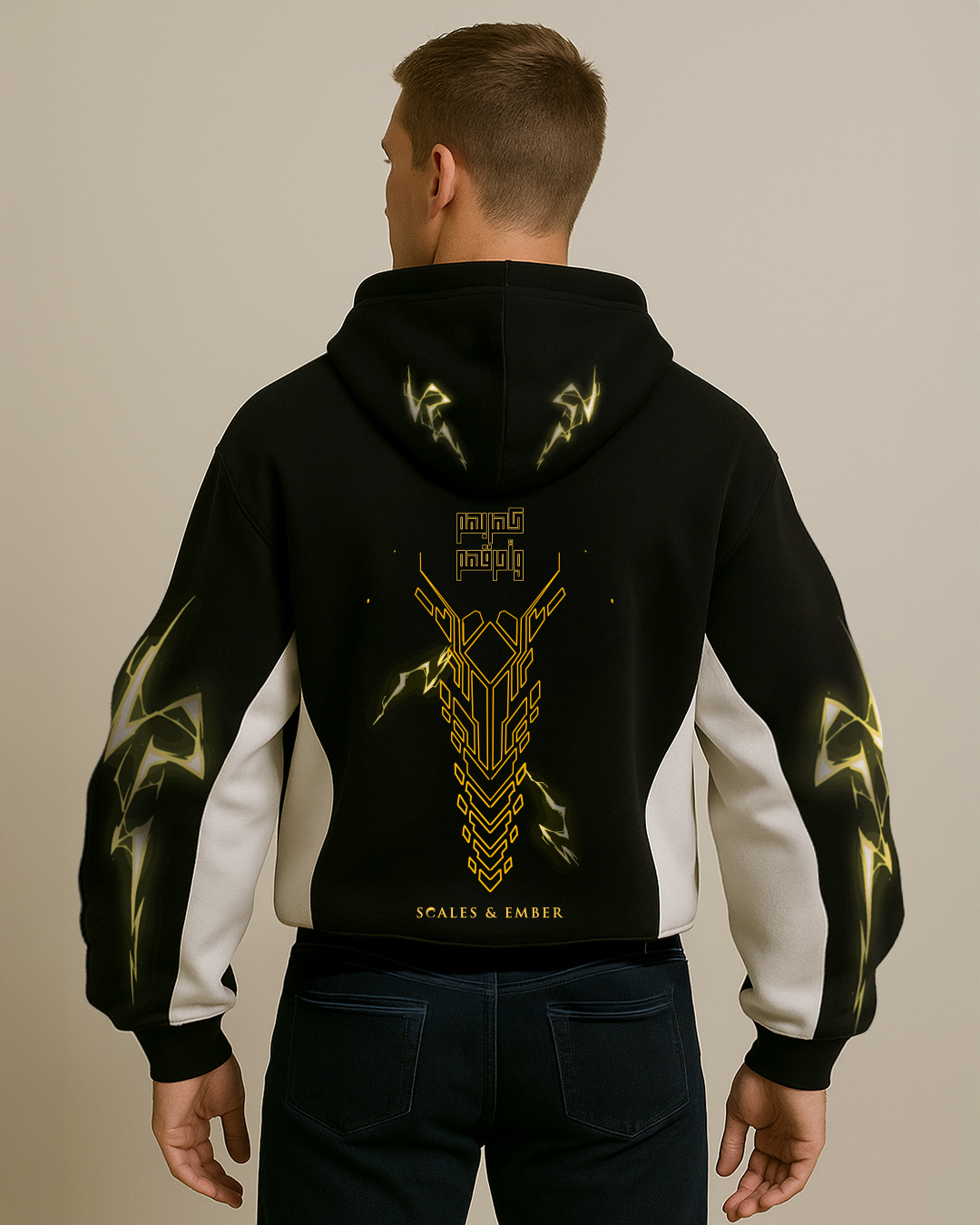 First Breath Thunder Crop Hoodie